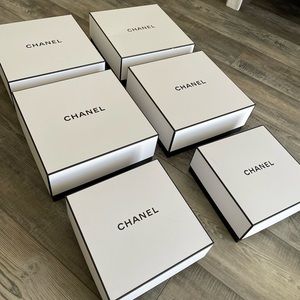 Chanel gift boxes bundle of 6